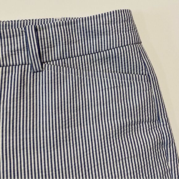 Talbots Black and White Striped Women Shorts - Picture 6 of 16